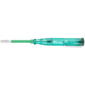 Отвертка индикаторная, зеленая ручка, 100-500 В, 140 мм, арт. 56520