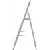 Лестница-стремянка алюминиевая,  5 ступеней, вес 3,62 кг арт. 65343