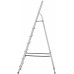 Лестница-стремянка алюминиевая, 7 ступеней, вес 5,48 кг арт. 65345