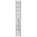 Лестница двухсекционная алюминиевая, 2х9 ступеней, H=257/449 см, вес 7,34 кг арт. 65424