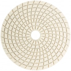 Алмазный гибкий шлифовальный круг АГШК (липучка), влажное шлифование, 125 мм, Р 50, арт. 39881