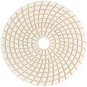 Алмазный гибкий шлифовальный круг АГШК (липучка), влажное шлифование, 125 мм, Р 200, арт. 39883