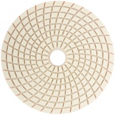 Алмазный гибкий шлифовальный круг АГШК (липучка), влажное шлифование, 125 мм, Р 400, арт. 39884