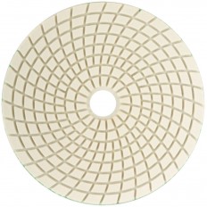 Алмазный гибкий шлифовальный круг АГШК (липучка), влажное шлифование, 125 мм, Р 800, арт. 39885