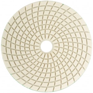 Алмазный гибкий шлифовальный круг АГШК (липучка), влажное шлифование, 125 мм, Р 800, арт. 39885