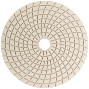 Алмазный гибкий шлифовальный круг АГШК (липучка), влажное шлифование, 125 мм, Р3000, арт. 39887