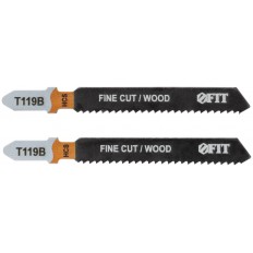 Полотна по дереву, hcs, фрезерованные, волнистые зубья, 91/67/2 мм (Т119В), 2 шт., арт. 40884