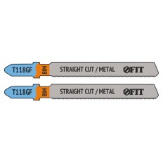 Полотна по металлу, bimetal, фрезерованные, волнистые зубья, 76/51/0,8 мм (t118gf), 2 шт., арт. 40915