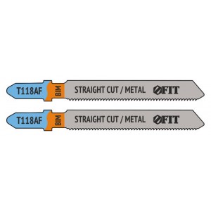 Полотна по металлу, bimetal, фрезерованные, волнистые зубья, 76/51/1,2 мм (t118af), 2 шт., арт. 40916
