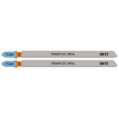 Полотна по металлу, bimetal, фрезерованные, волнистые зубья, 132/106/1,2 мм (t318af), 2 шт., арт. 40918