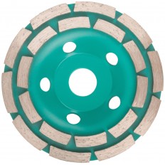 Алмазный шлифовальный диск "Чашка", двухрядный, greatflex light, 125 x 5.0 x 8.0 x 22.2 мм арт. 55-780
