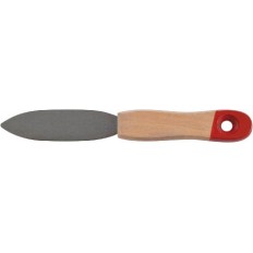 Нож-шпатель для заделки швов, лезвие из инструмент. стали, деревянная ручка, 100мм арт. 06648