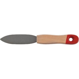Нож-шпатель для заделки швов, лезвие из инструмент. стали, деревянная ручка, 100мм арт. 06648