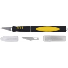 Нож макетный, FIT 10487 алюминиевая ручка