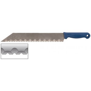 Нож для резки изоляционных плит, лезвие 340х50мм, нерж.сталь, пластик.ручка арт. 10637