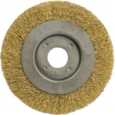 Корщетка-колесо  желтая 125 мм арт. 39065