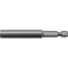 Адаптор для бит магнитный с кольцом, ц/металлический, нерж.сталь, 73 мм арт. 57617