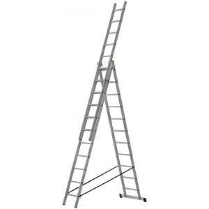 Лестница трехсекционная FIT 65437 3 х 11 ступеней