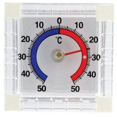 Термометр оконный биметаллический ТББ квадратный арт. 67910